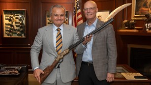 NRA Honors Henry Repeating Arms Founder Anthony Imperato With Custom Rifle Presentation