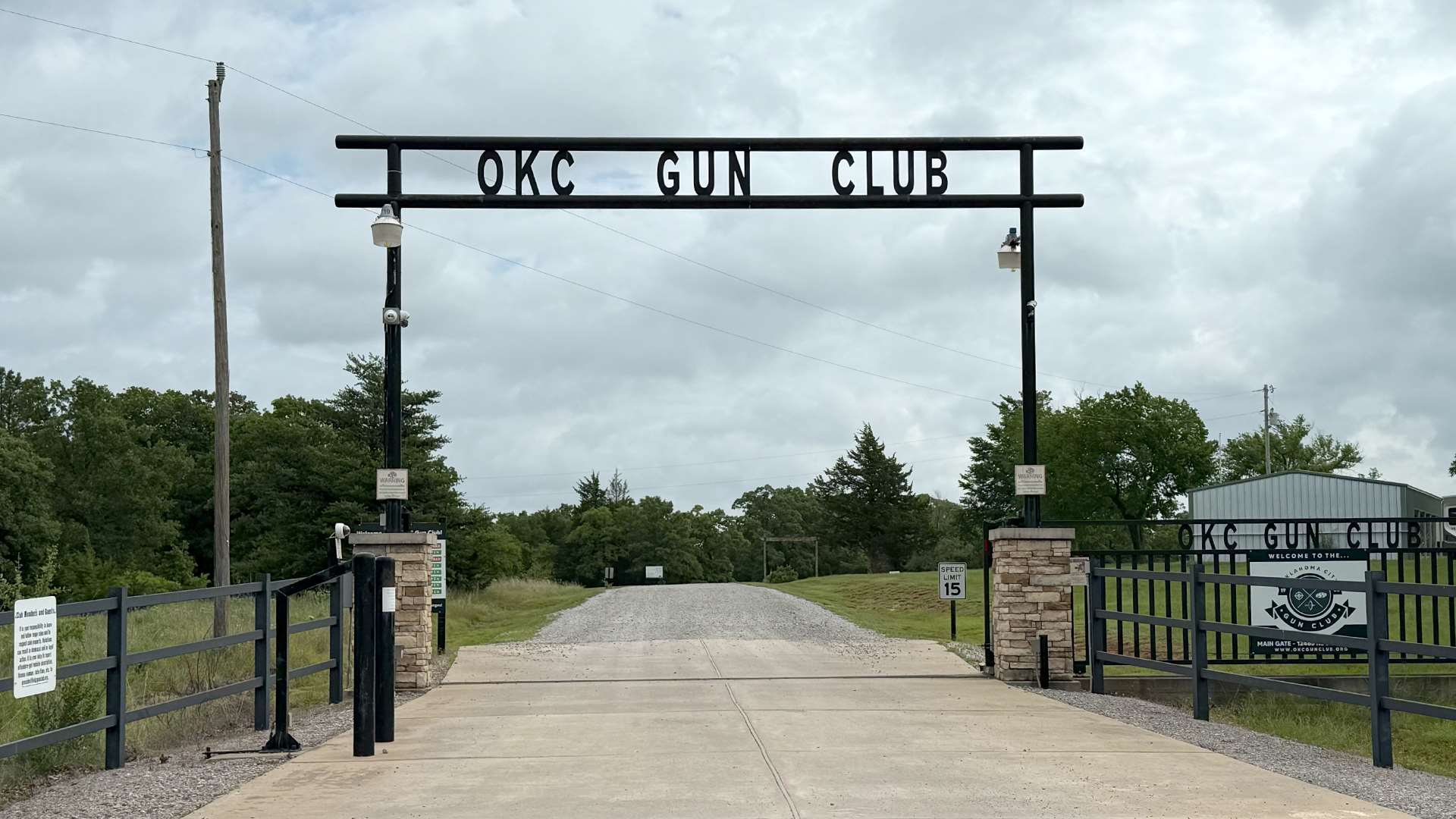 OKC Gun Club gate