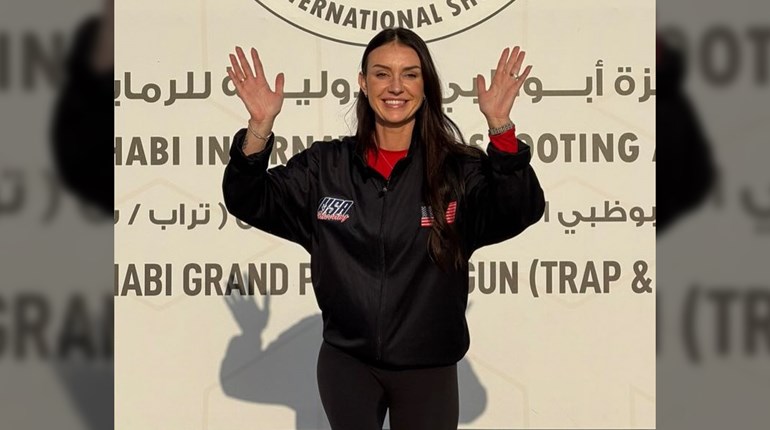Kayle Browning Opens 2026 With Trap Gold in Abu Dhabi | An NRA Shooting Sports Journal