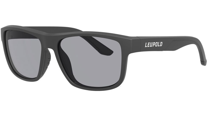 Leupold Katmai Sunglasses | Matte Black Frame | Shadow Gray Lens |  Narrow-Regular