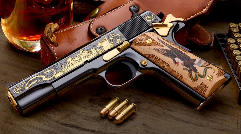 SK Customs Unveils ‘Kingdom of Atzlán’ Colt 1911 Series Honoring Aztec Heritage | An NRA Shooting Sports Journal