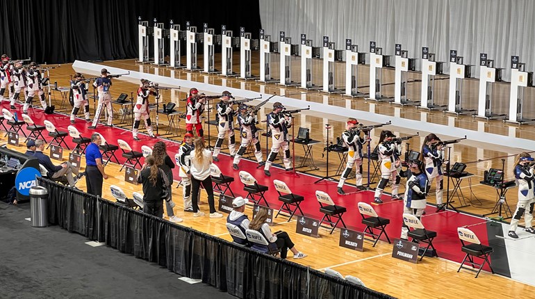 Ole Miss Makes History at NCAA Rifle Championship, Leads After Day One in Columbus | An NRA Shooting Sports Journal