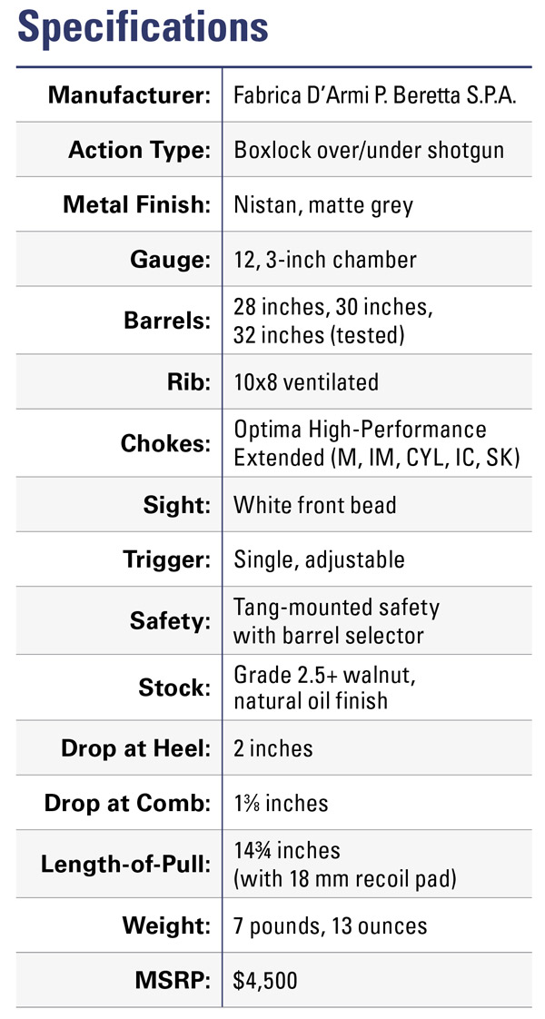 Beretta 694 specifications