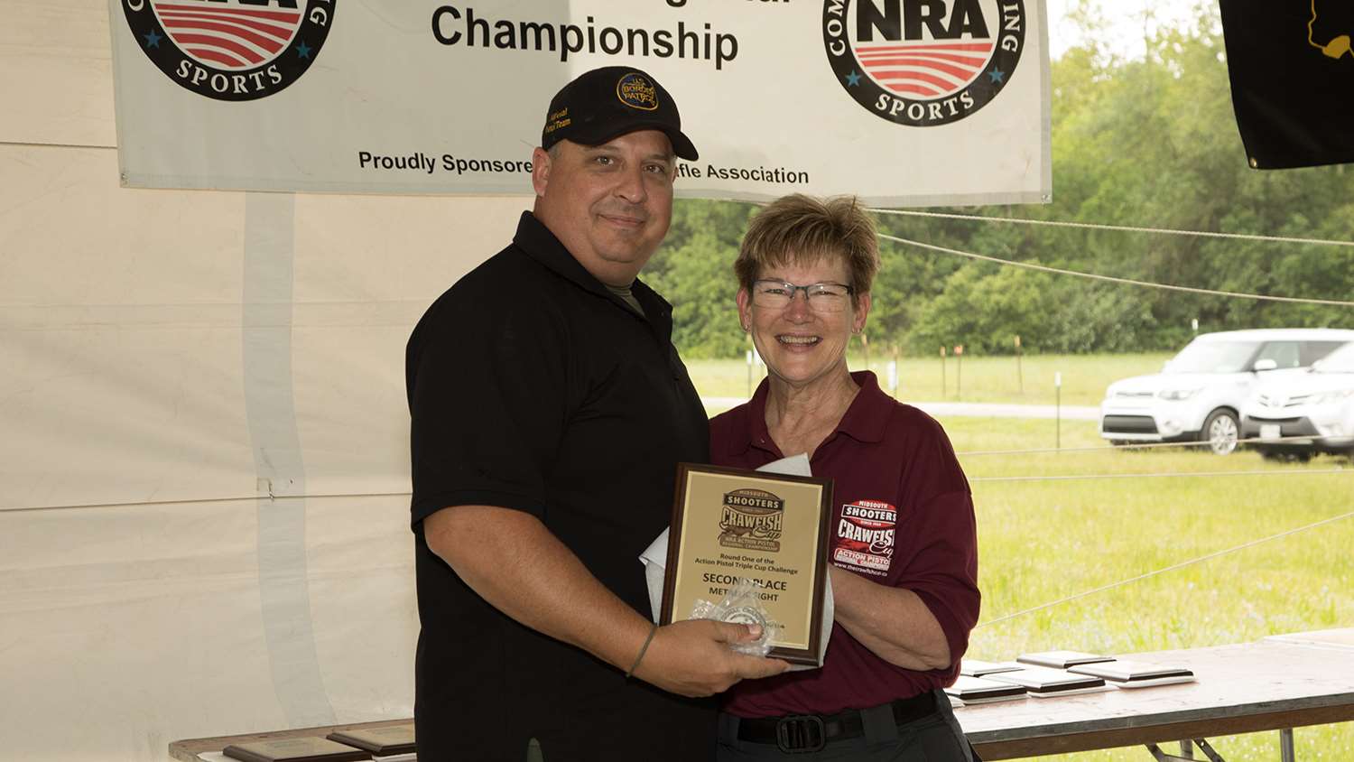 Robert Vadasz and Pat Cooper at the 2019 Crawfish Cup