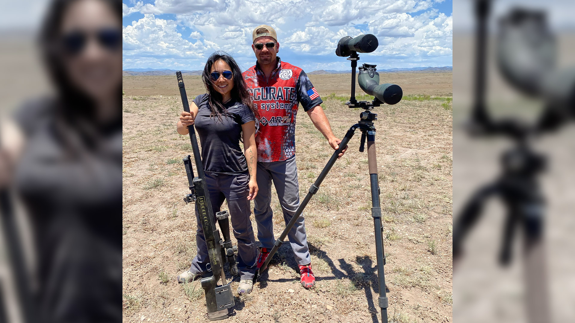 Rei Hoang at Mimbres River Mile Shootout with Rusty Newton