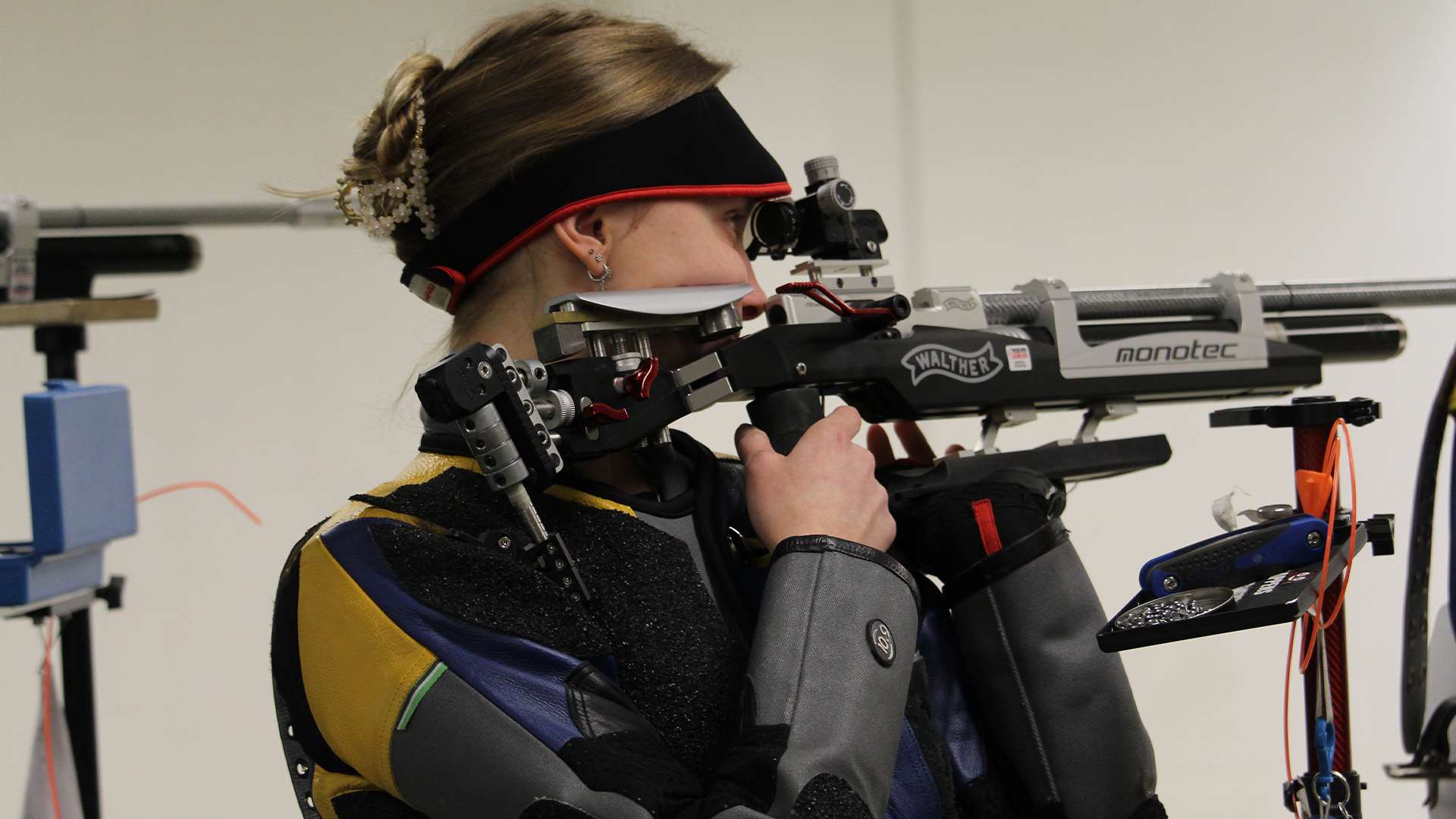 Akron rifle team senior Natalia Siek