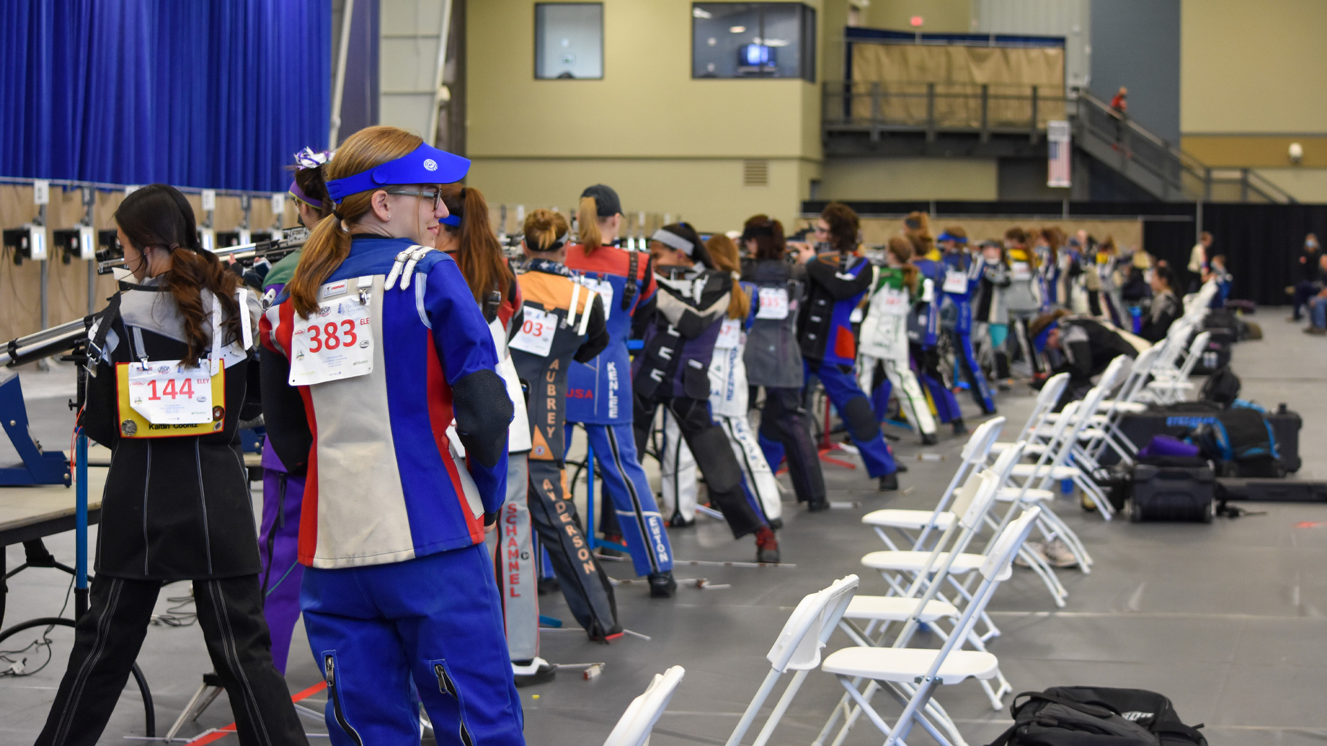 USA Shooting competitors at Hillsdale College