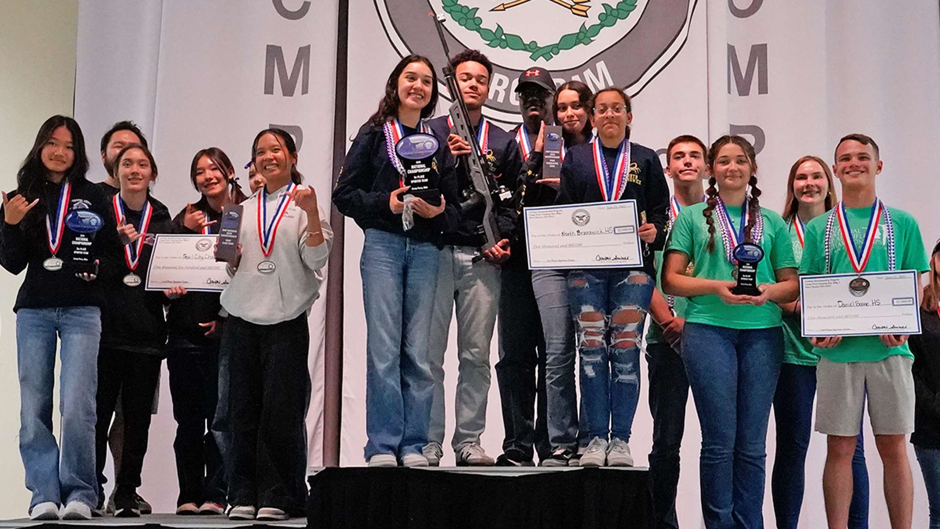 Team podium
