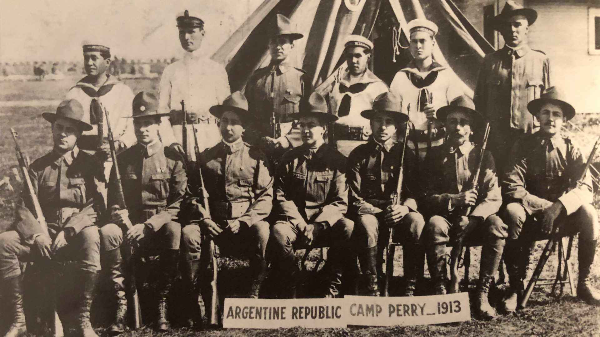 1913 Argentine Rifle Team at Camp Perry