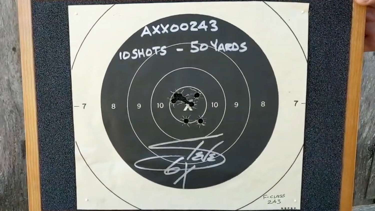Accuracy X 2021 U.S. F-Class Rifle Team Pistol accuracy