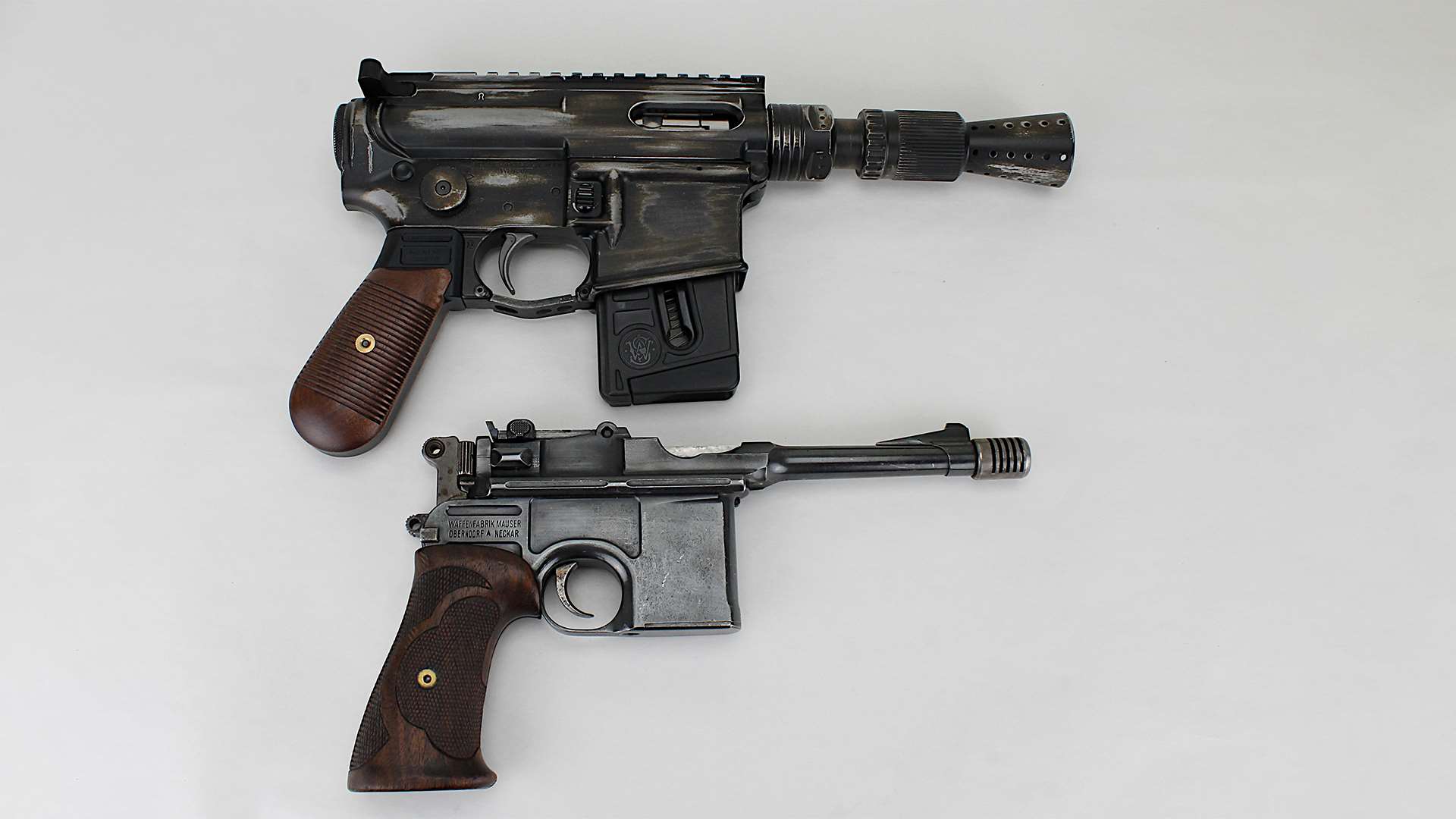 Han Solo Blaster comparison