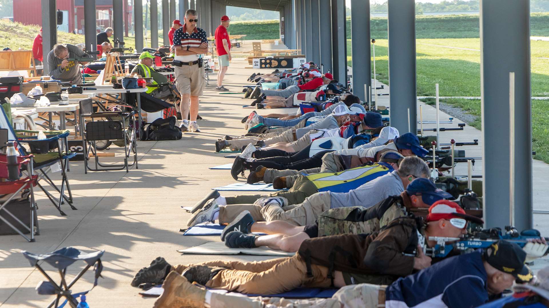 Pershing shooters on firing line