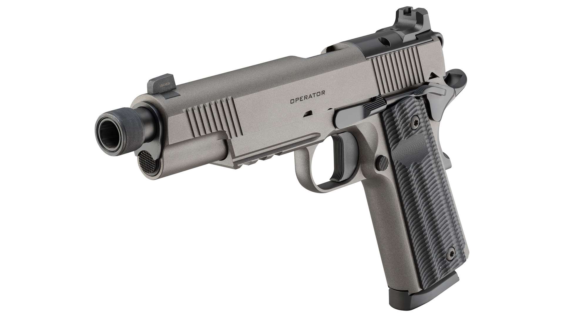1911 Operator AOS threaded barrel