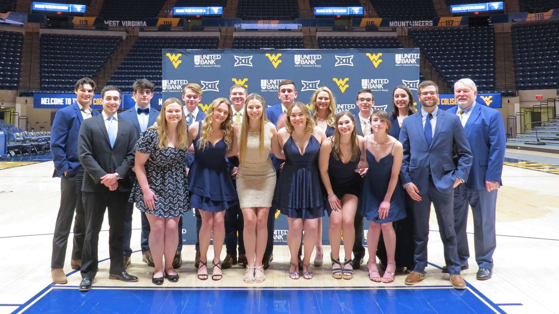 Akron rifle at WVU Coliseum