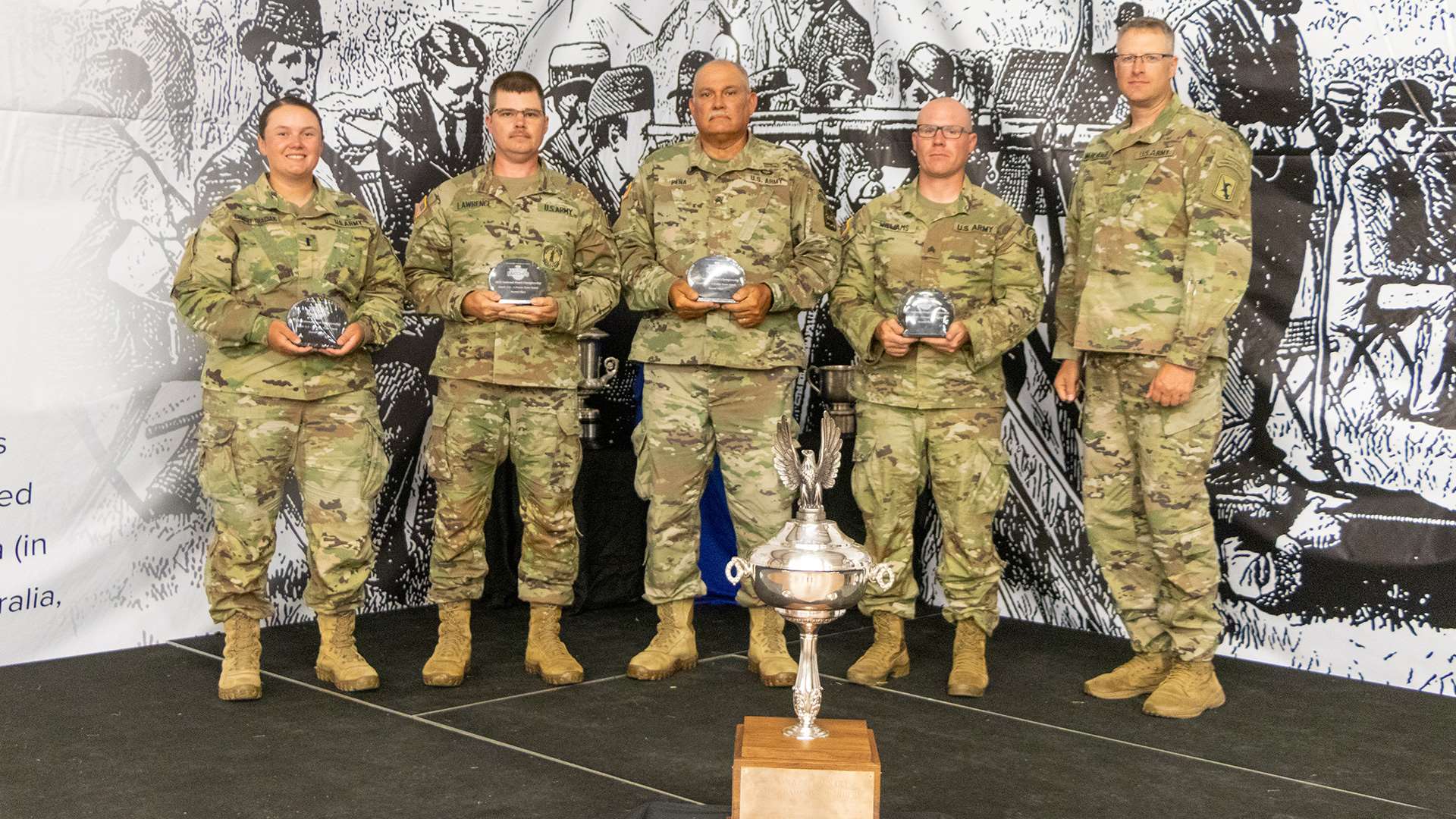 National Guard competitors