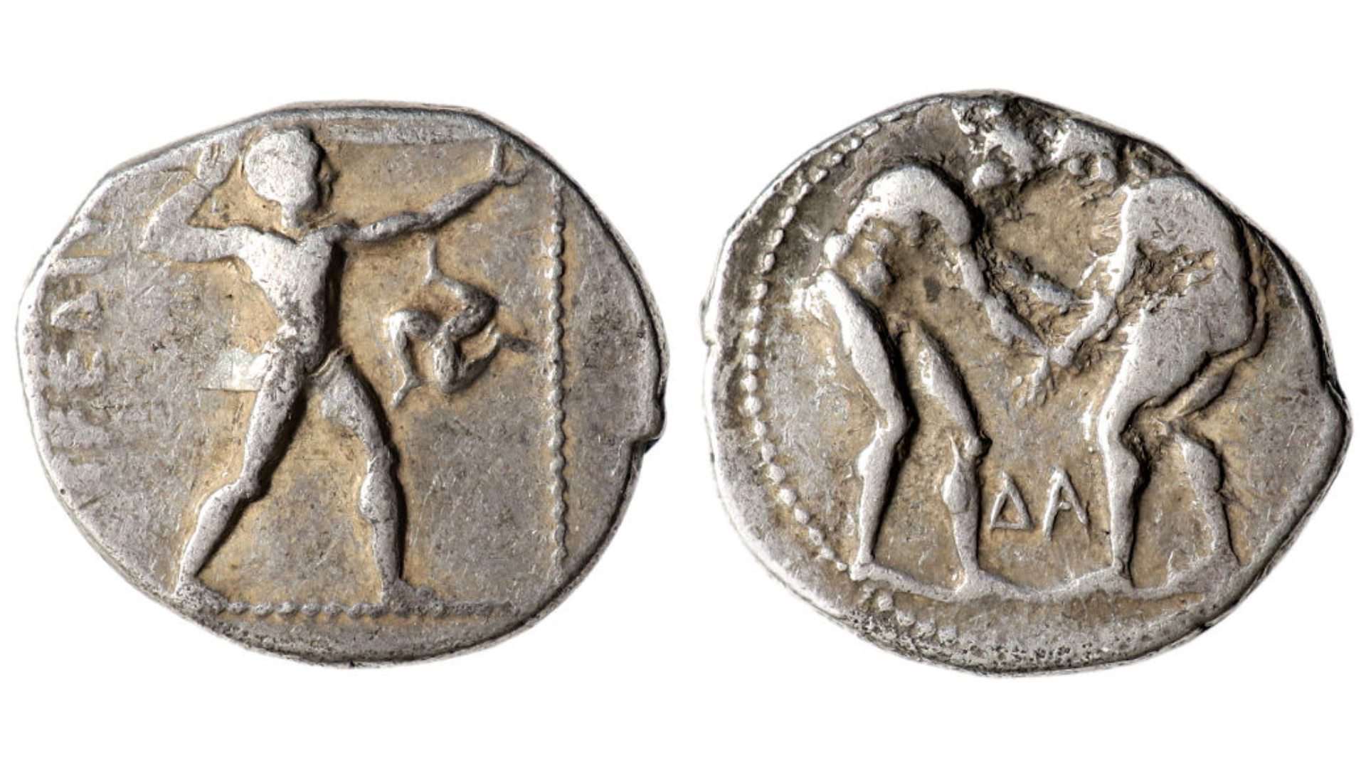 Pamphylia Aspendos Stater, Olympic Games scene