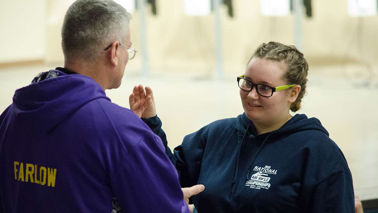 Jadelynn and Coach David Farlow