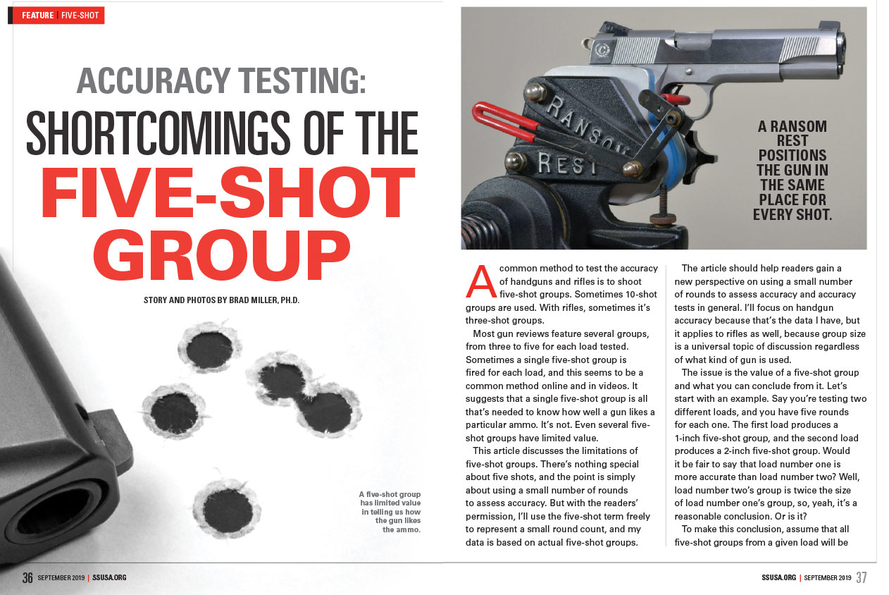 Shortcomings of the Five-Shot Group | Shooting Sports USA