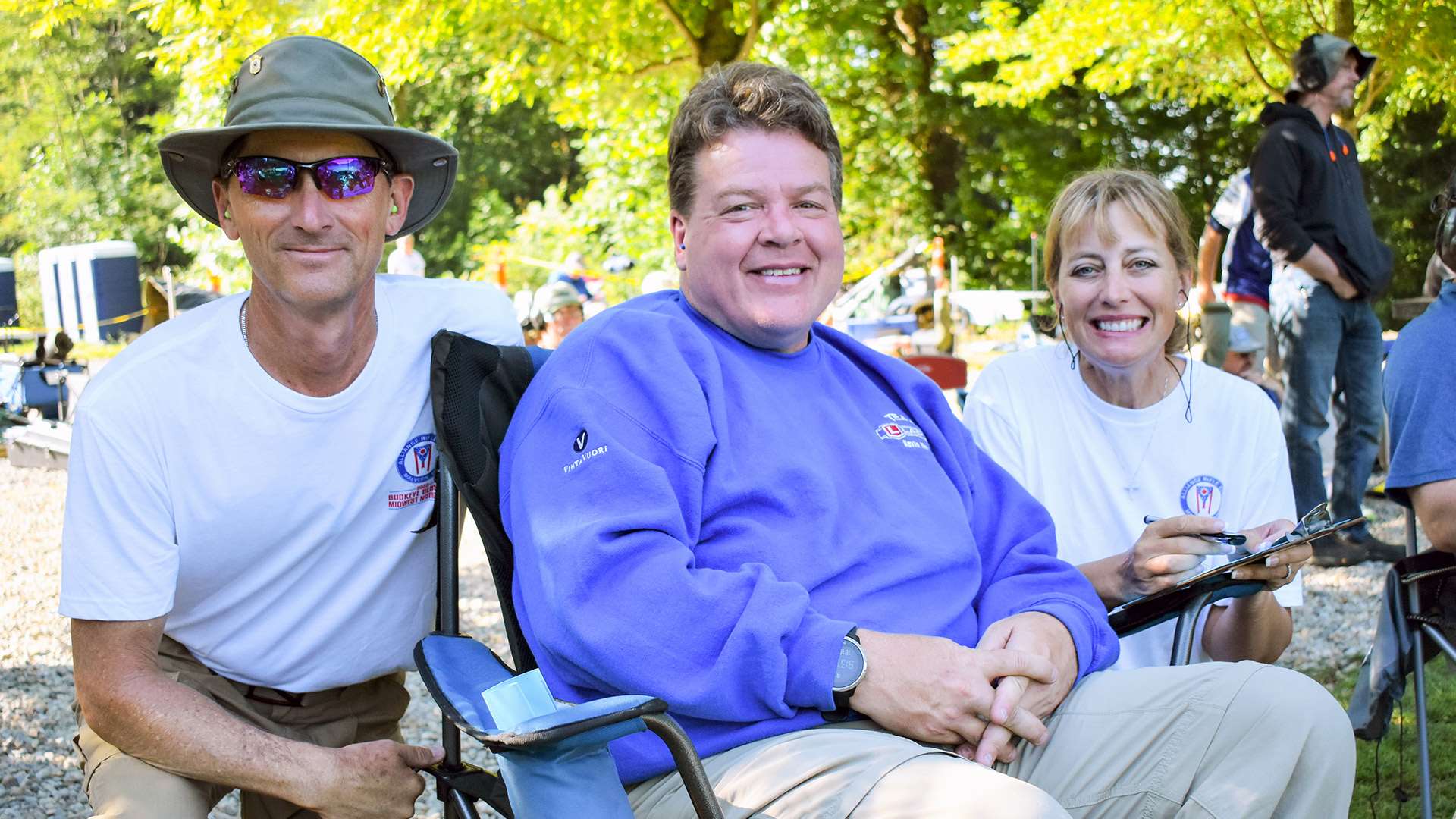 Chuck &amp; Kim Rowe with Kevin Nevius at the 2020 Buckeye Nationals