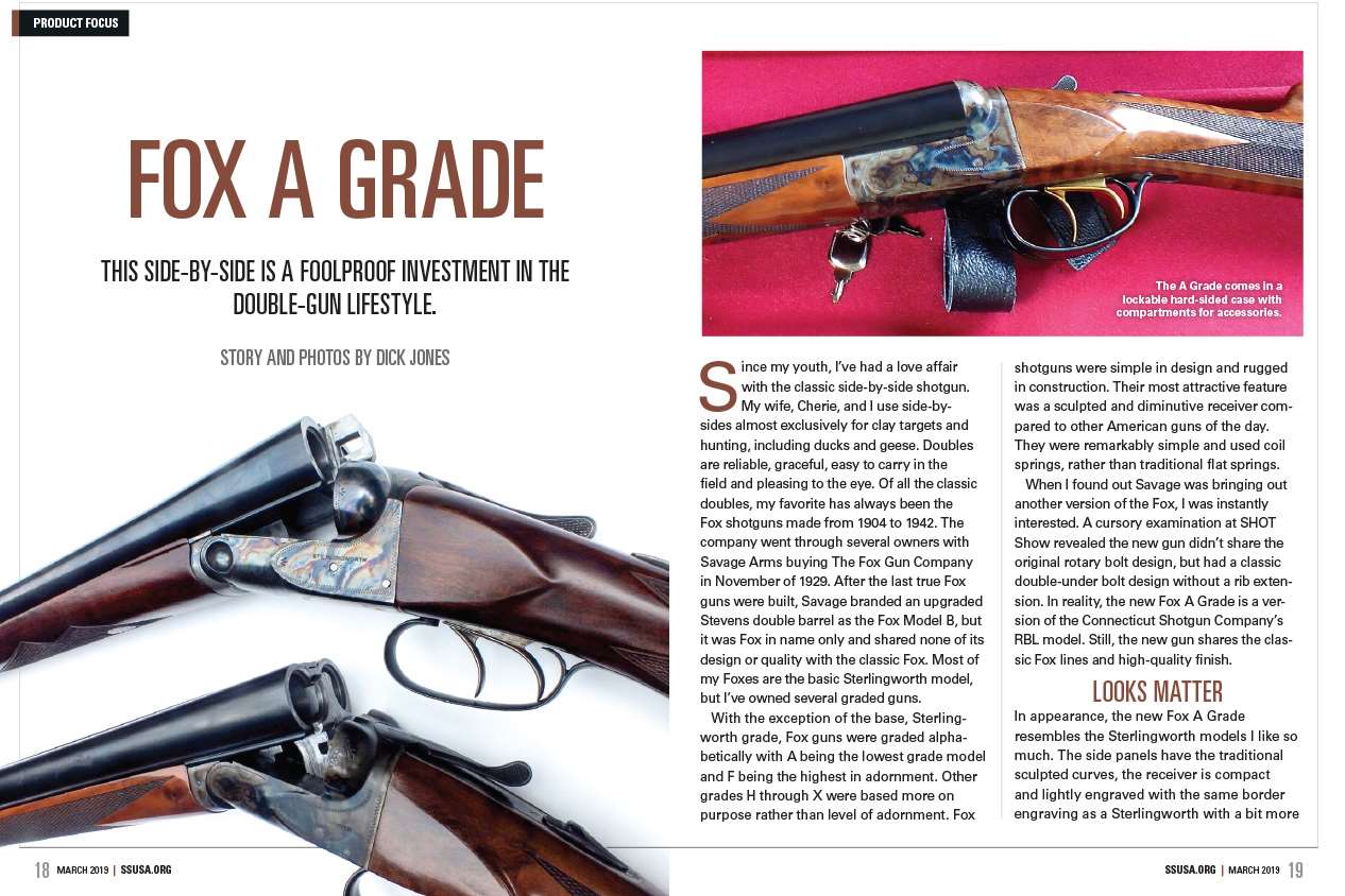 Fox A Grade Shotgun Review | Shooting Sports USA