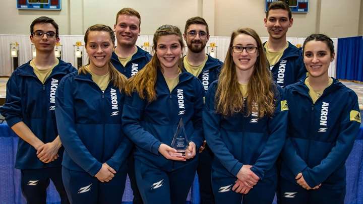 Akron rifle team