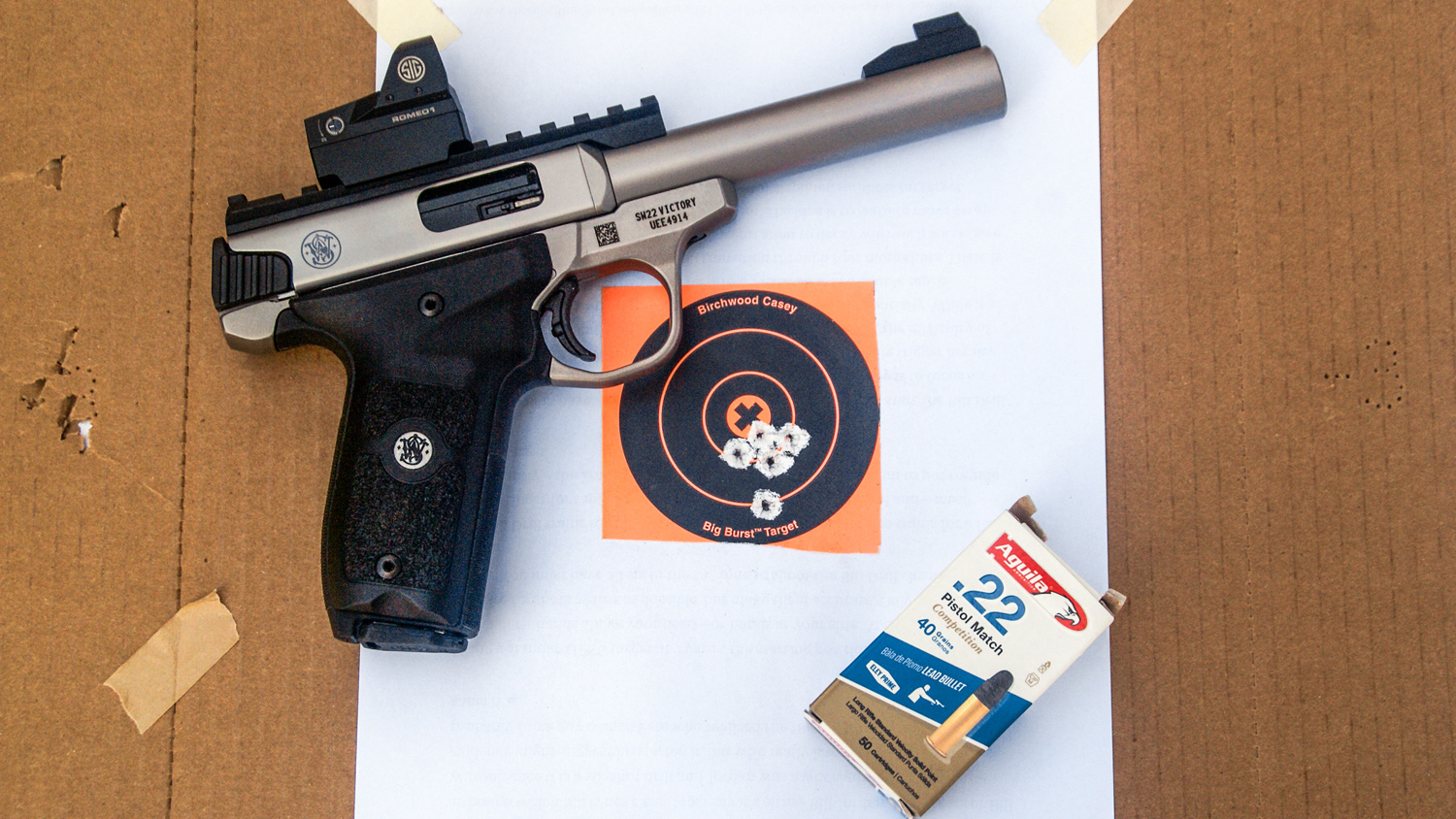 SW22 Target Model Victory Rimfire Pistol