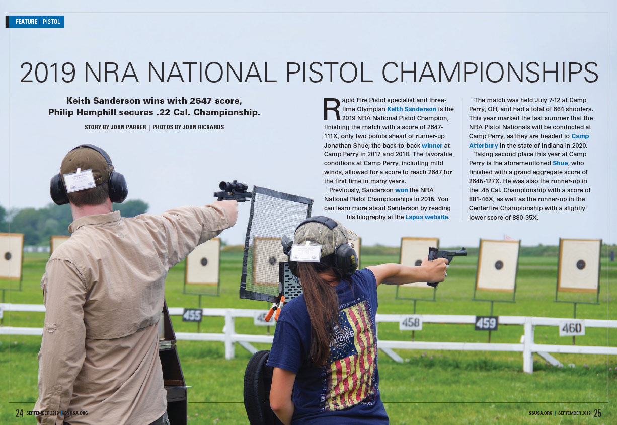 2019 NRA National Pistol Championships | Shooting Sports USA