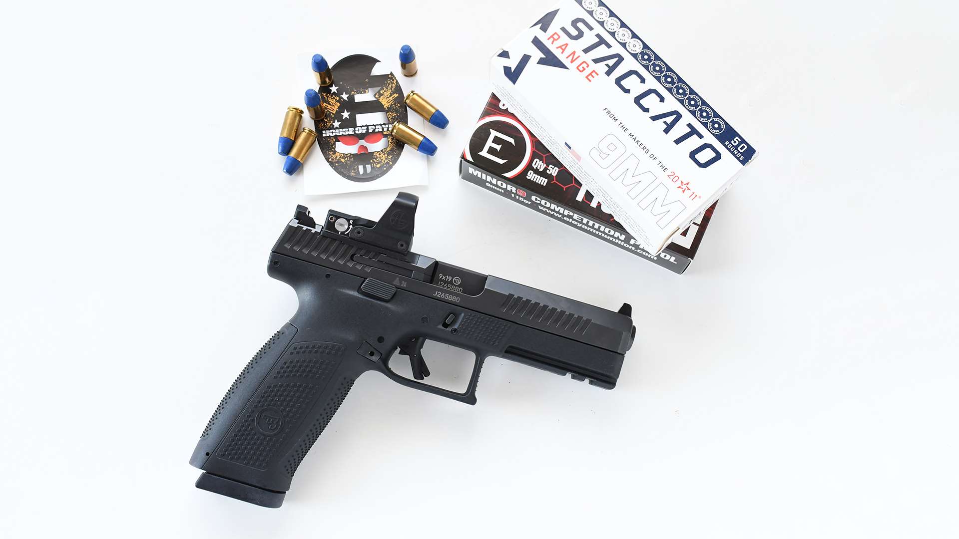 CZ P-10 F OR handgun with Leupold optic