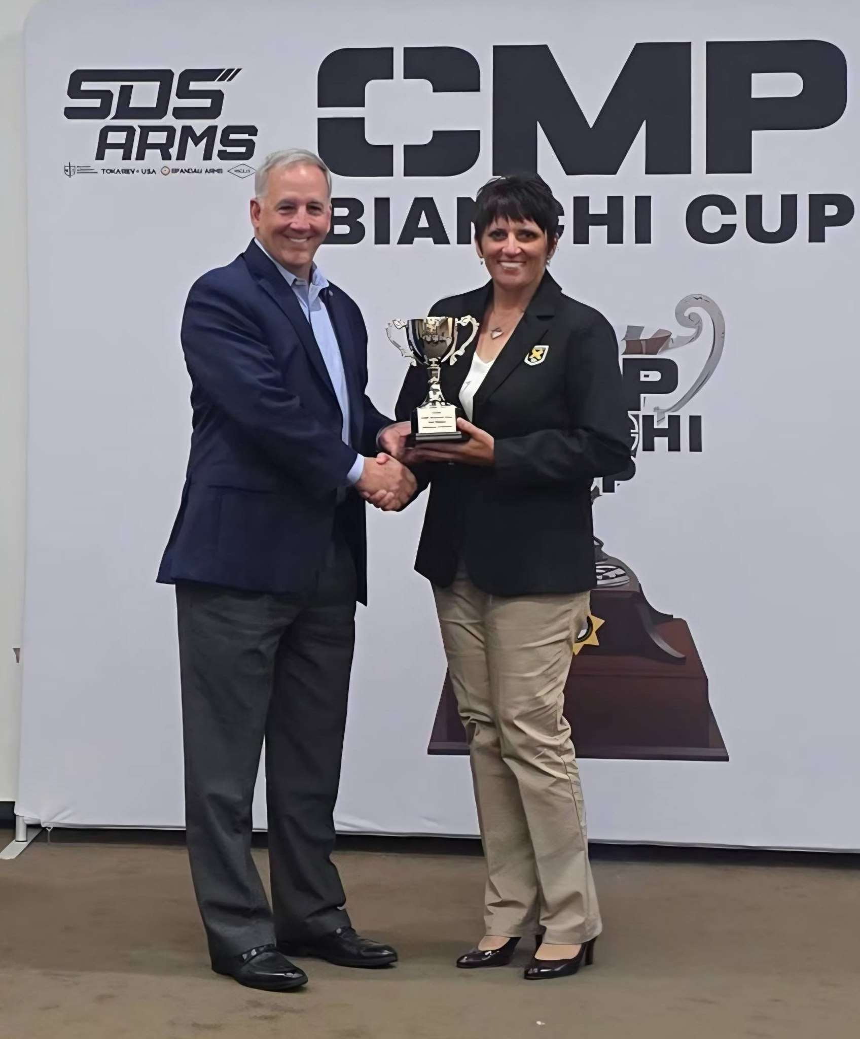 Sally Talbott and Gerald O'Keefe at 2026 Bianchi Cup