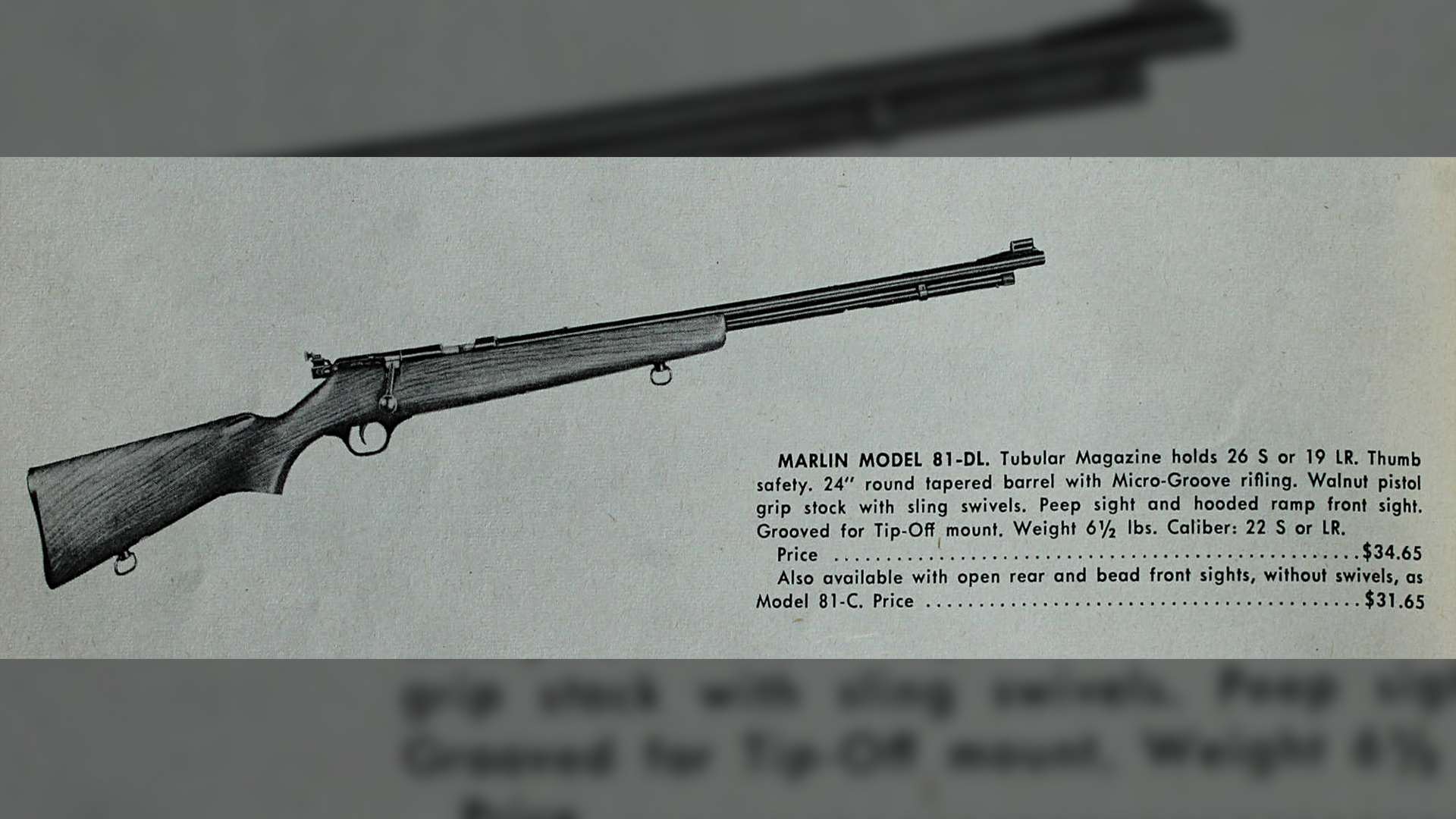 Marlin Model 81 ad