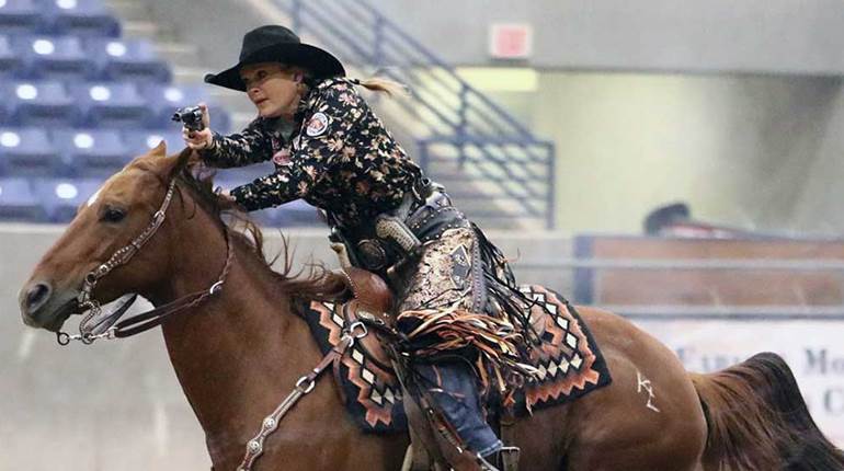 Kenda Lenseigne Wins Sixth Cowboy Mounted Shooting Championship | An NRA Shooting Sports Journal