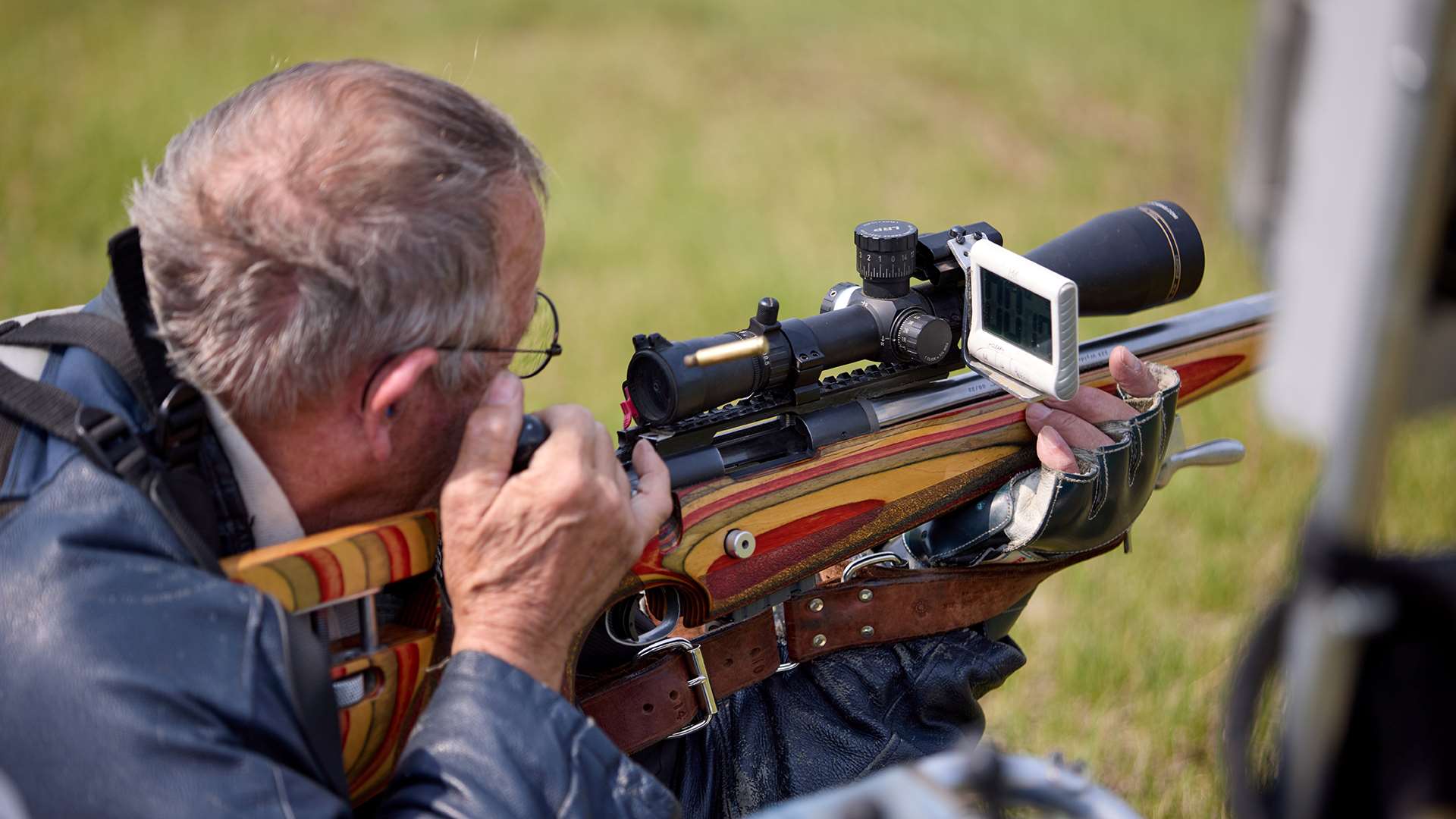 Kenny Lankford with rifle