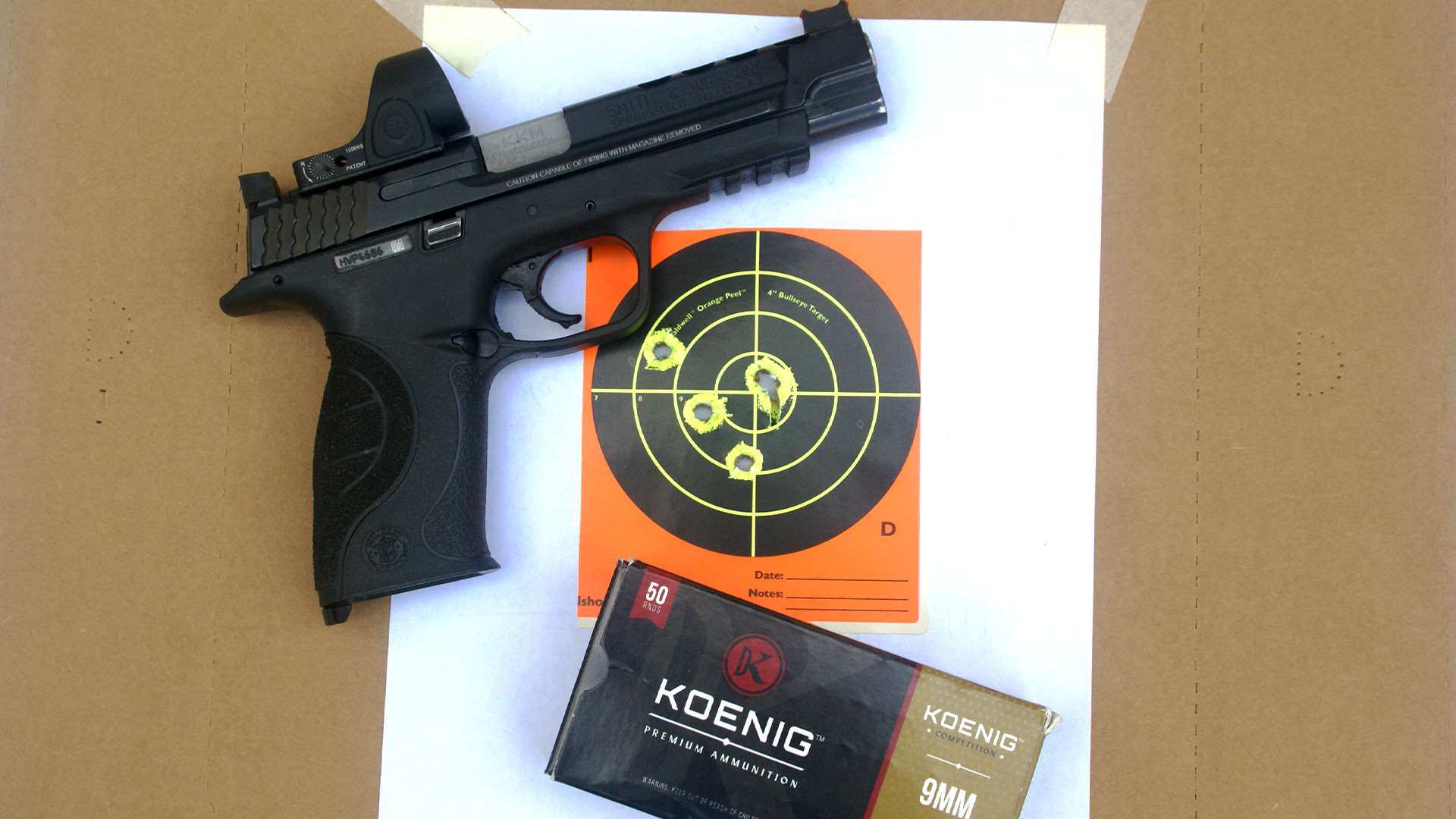 Koenig 9mm Competition load accuracy