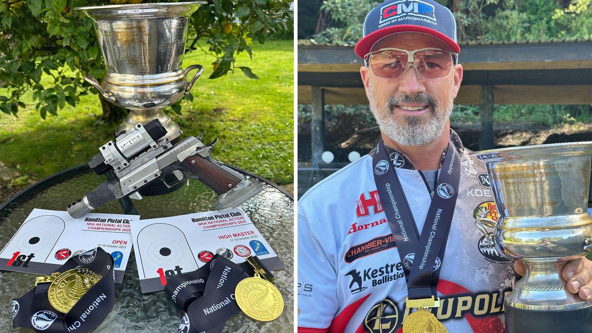 Doug Koenig with awards
