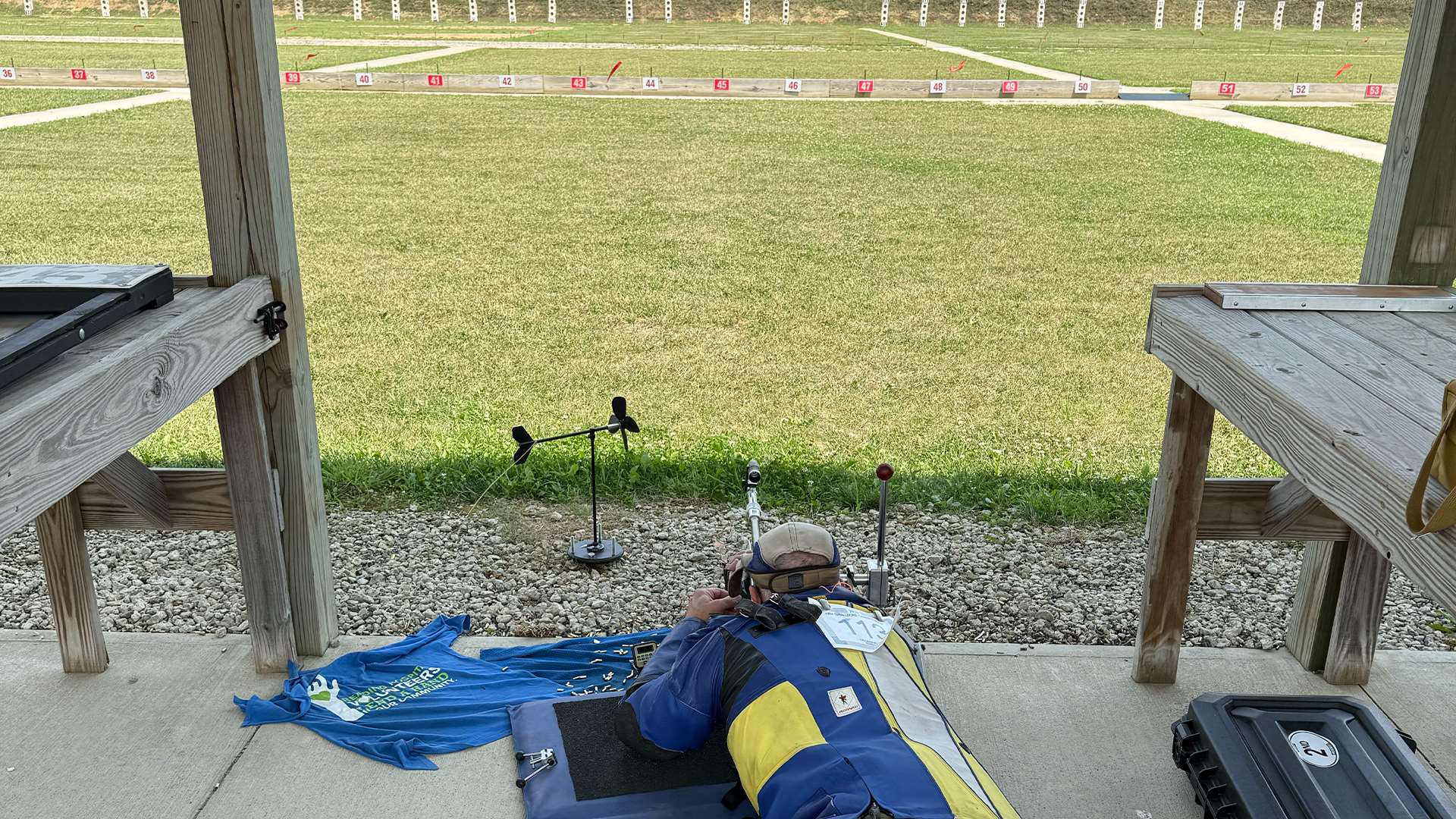 Smallbore rifle shooter