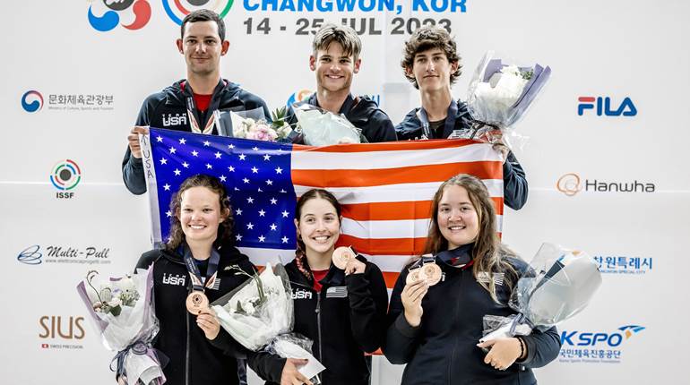 USA Shooting Athletes Earn 13 Medals At 2023 ISSF Junior World Championship Korea | An NRA Shooting Sports Journal