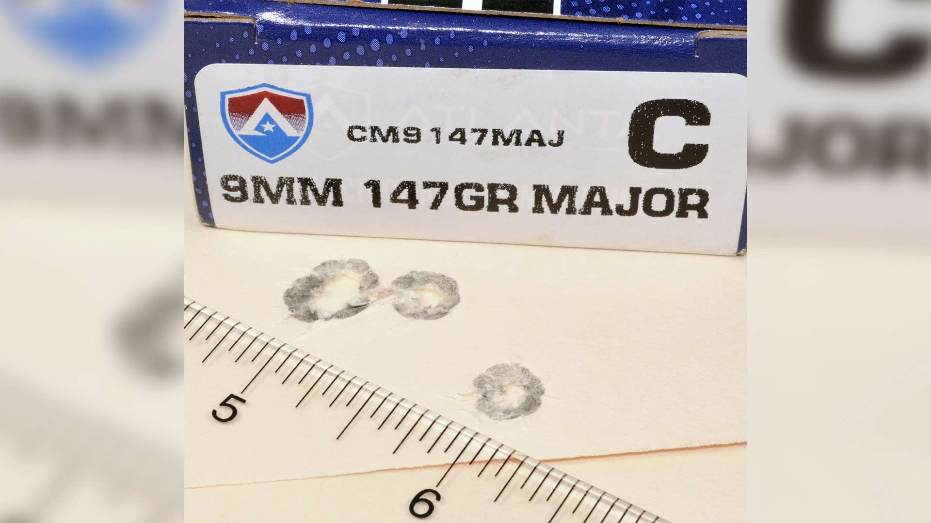 Atlanta Arms 147-grain FMJ accuracy testing