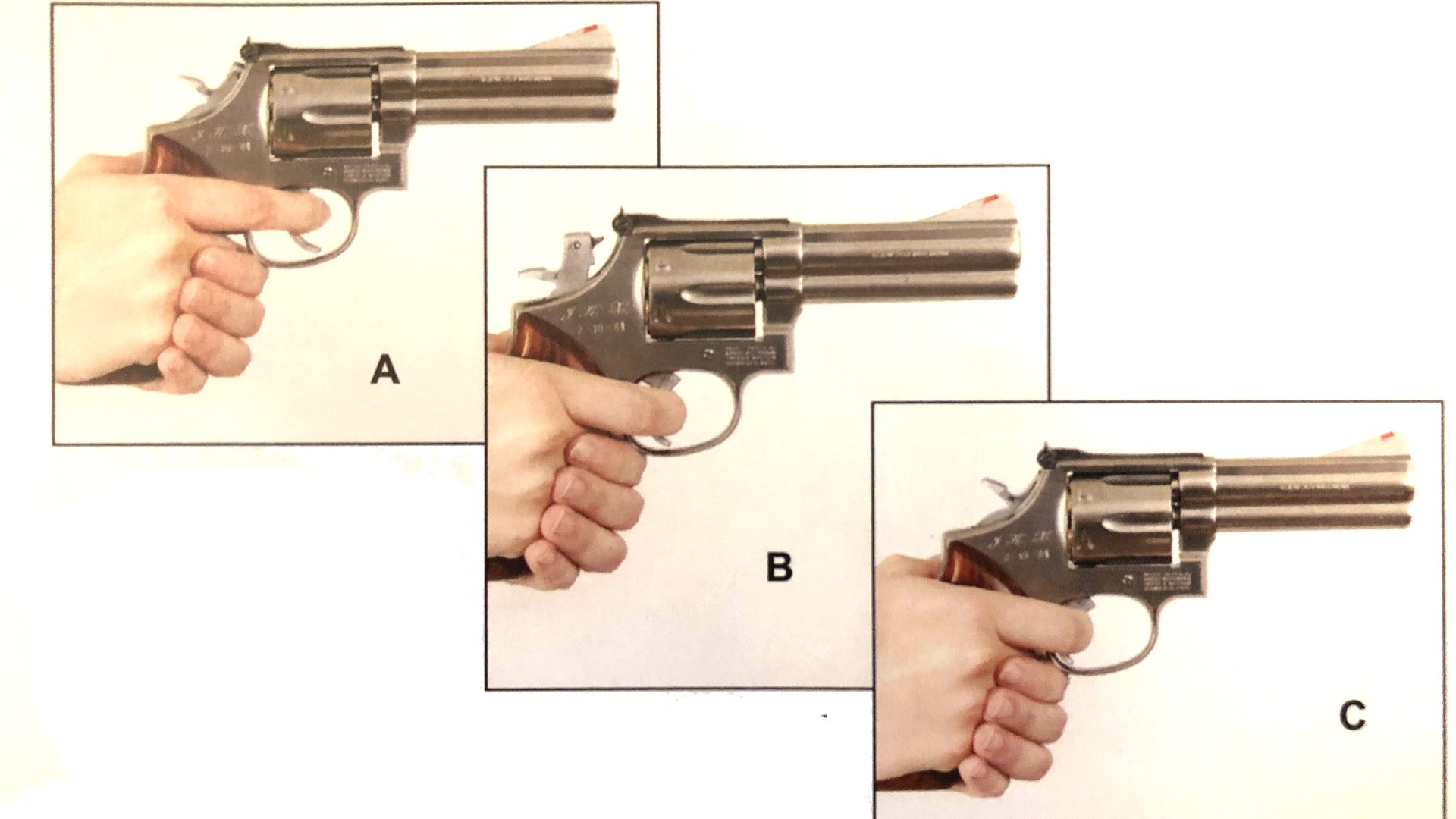 Double-action revolver firing process