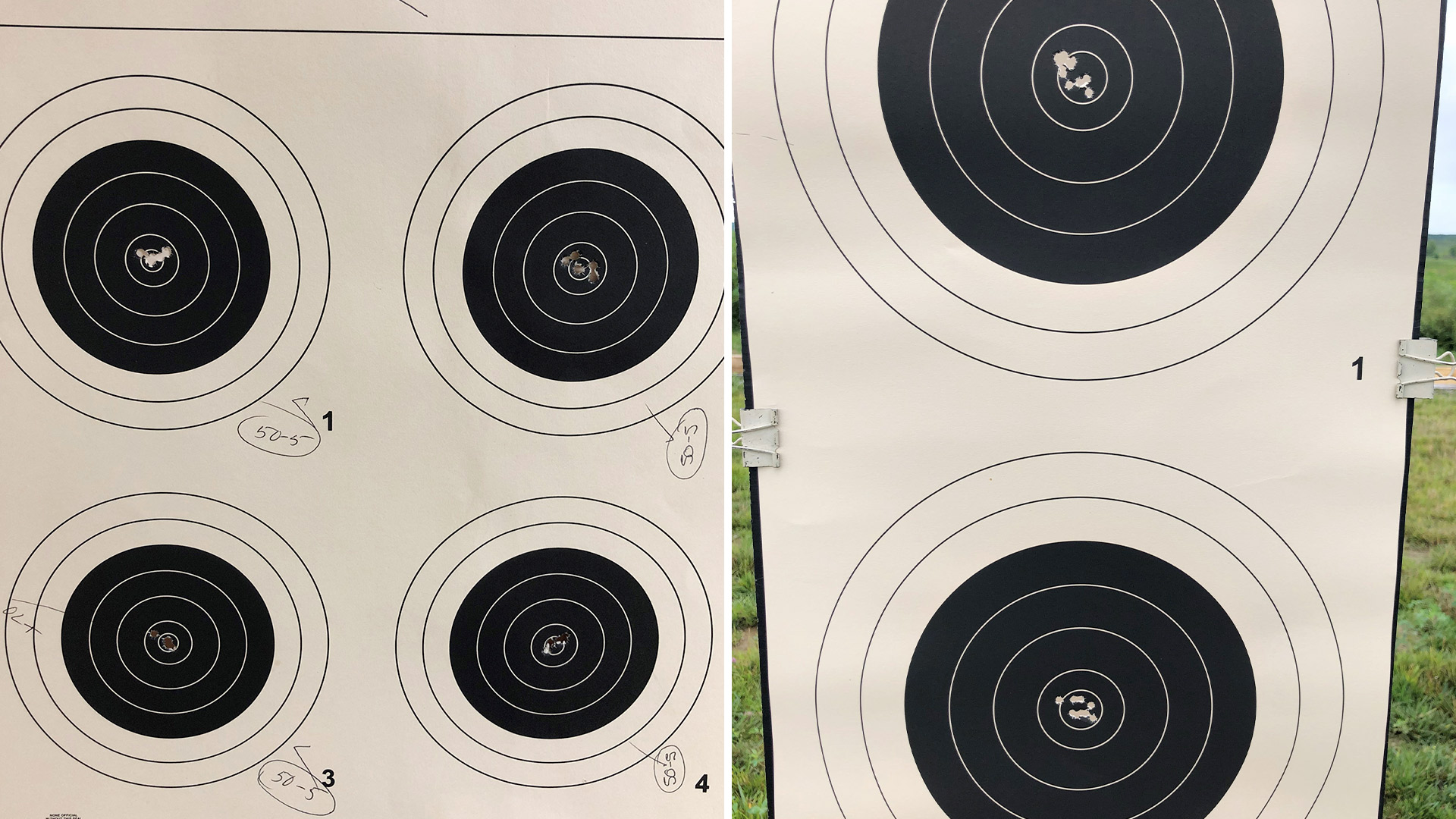 Smallbore rifle targets