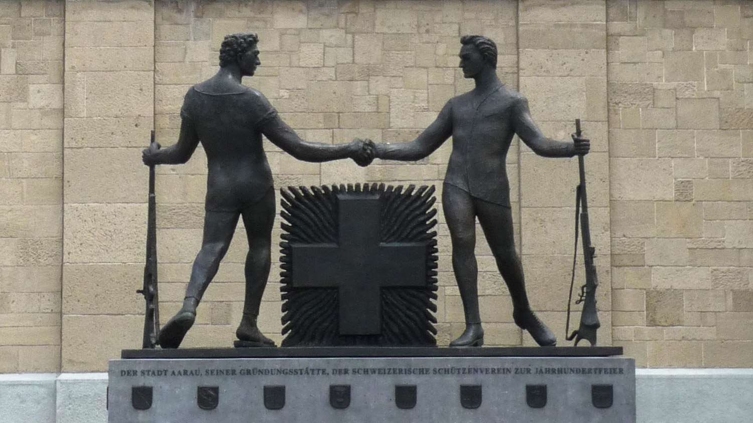 Schuetzenfest monument in Aarau