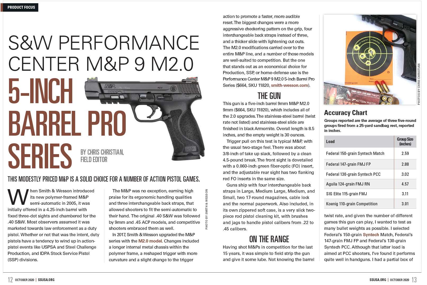M&amp;P 9 M 2.0 5-inch Barrel Pro Series