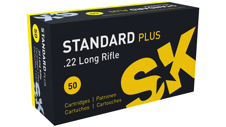 SK Standard Plus rimfire .22 LR ammunition