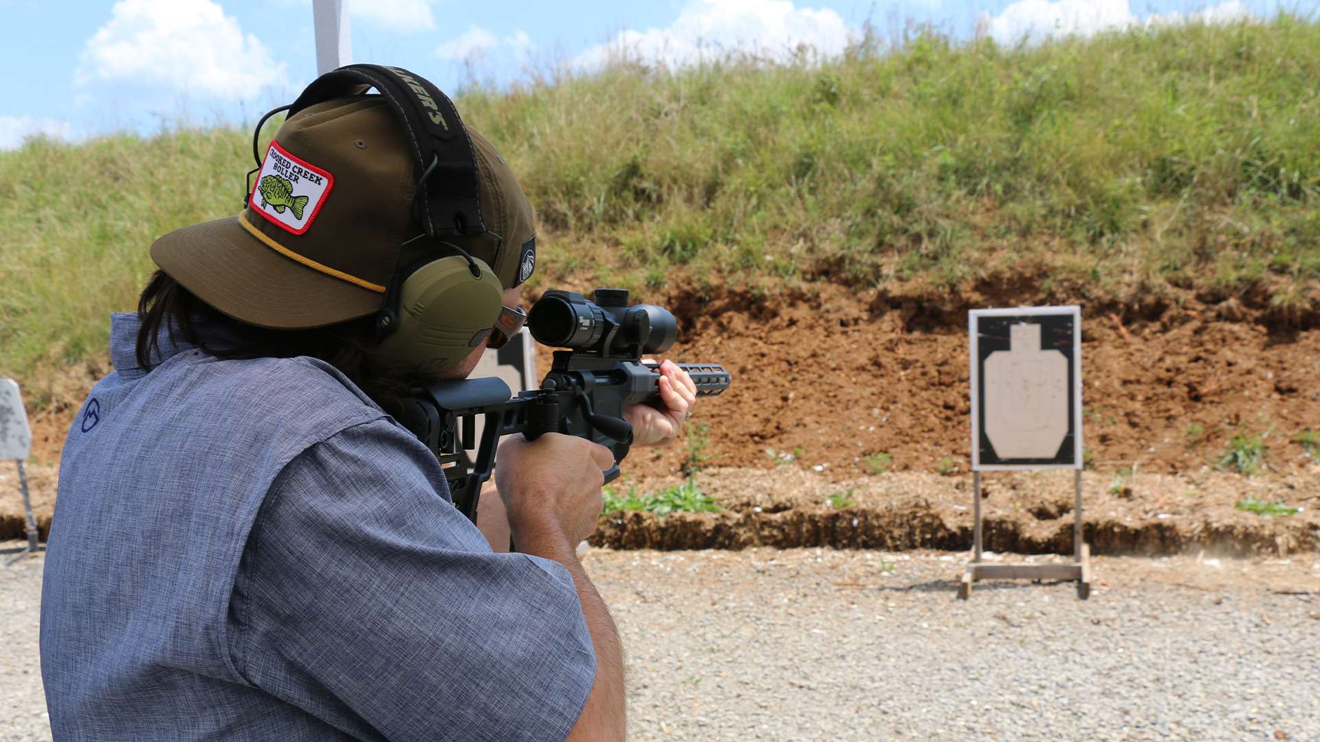 Range time with rifle