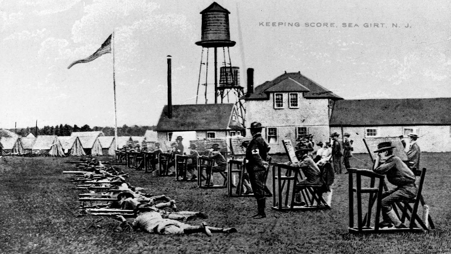 Keeping score at a match -- Sea Girt, New Jersey