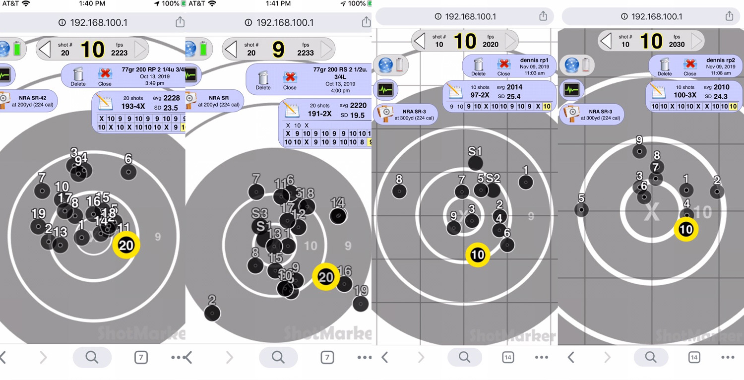 Shotmarker app