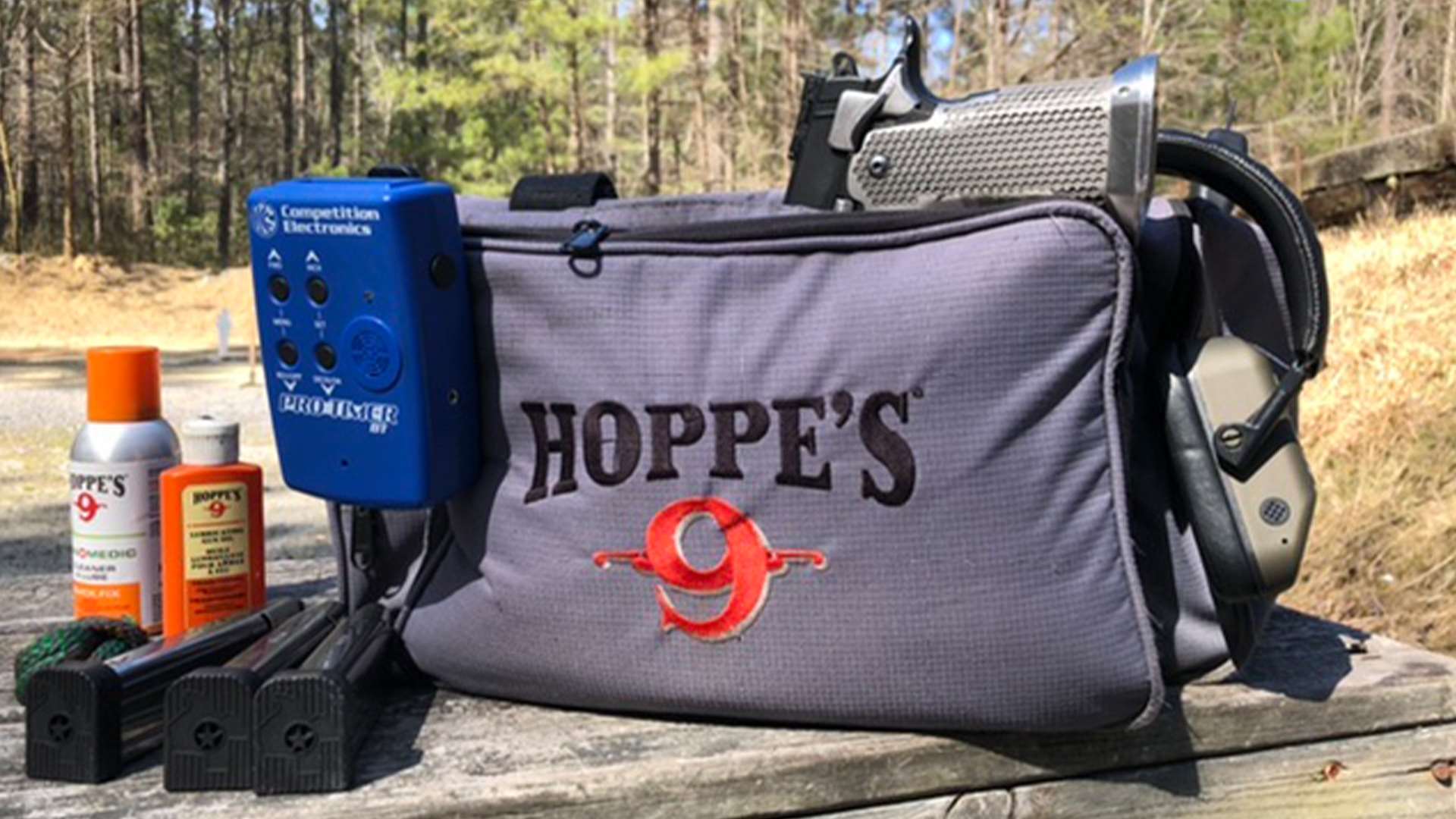 Hoppe&#x27;s range bag for Todd Jarrett
