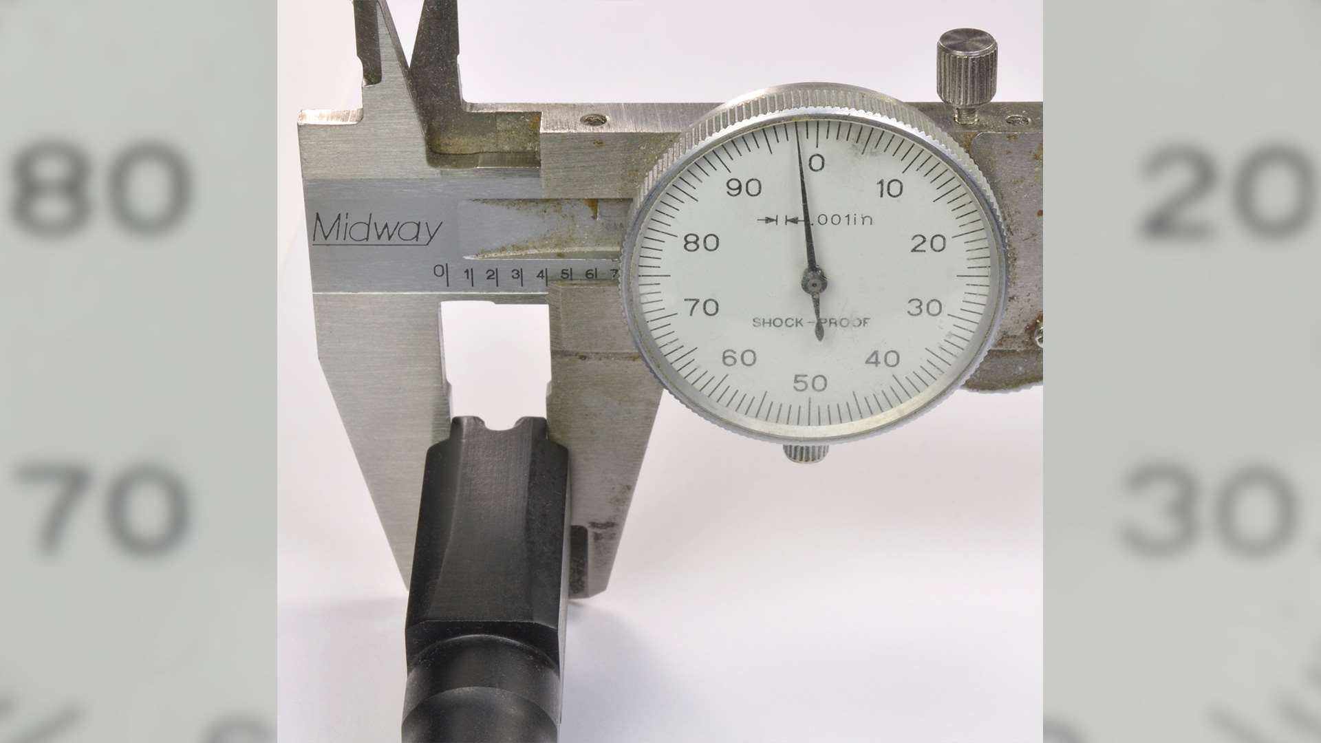 Pistol barrel hood measurement