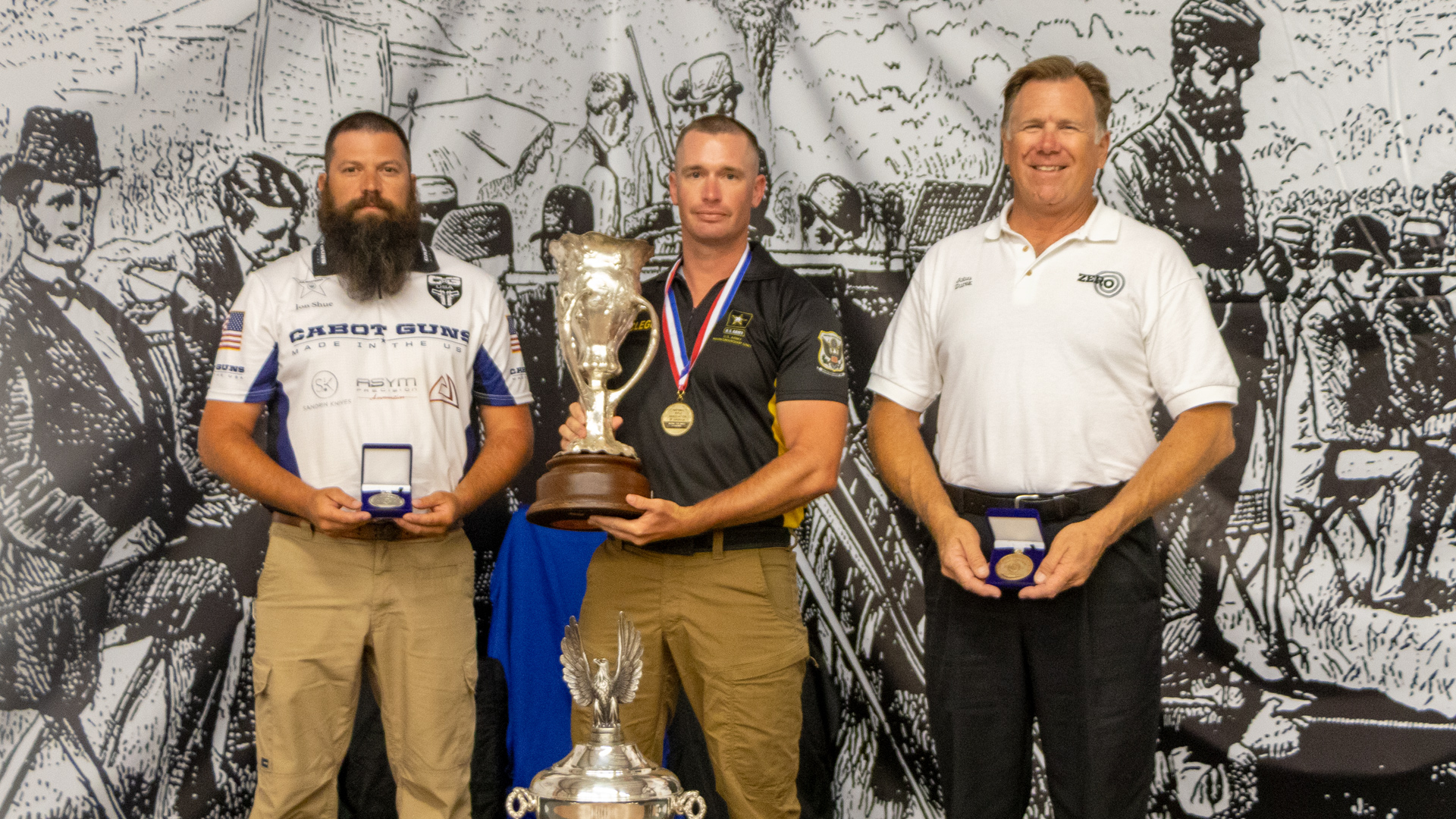 2022 NRA Precision Pistol National Championship podium