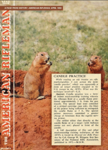 April 1959 American Rifleman magazine cover