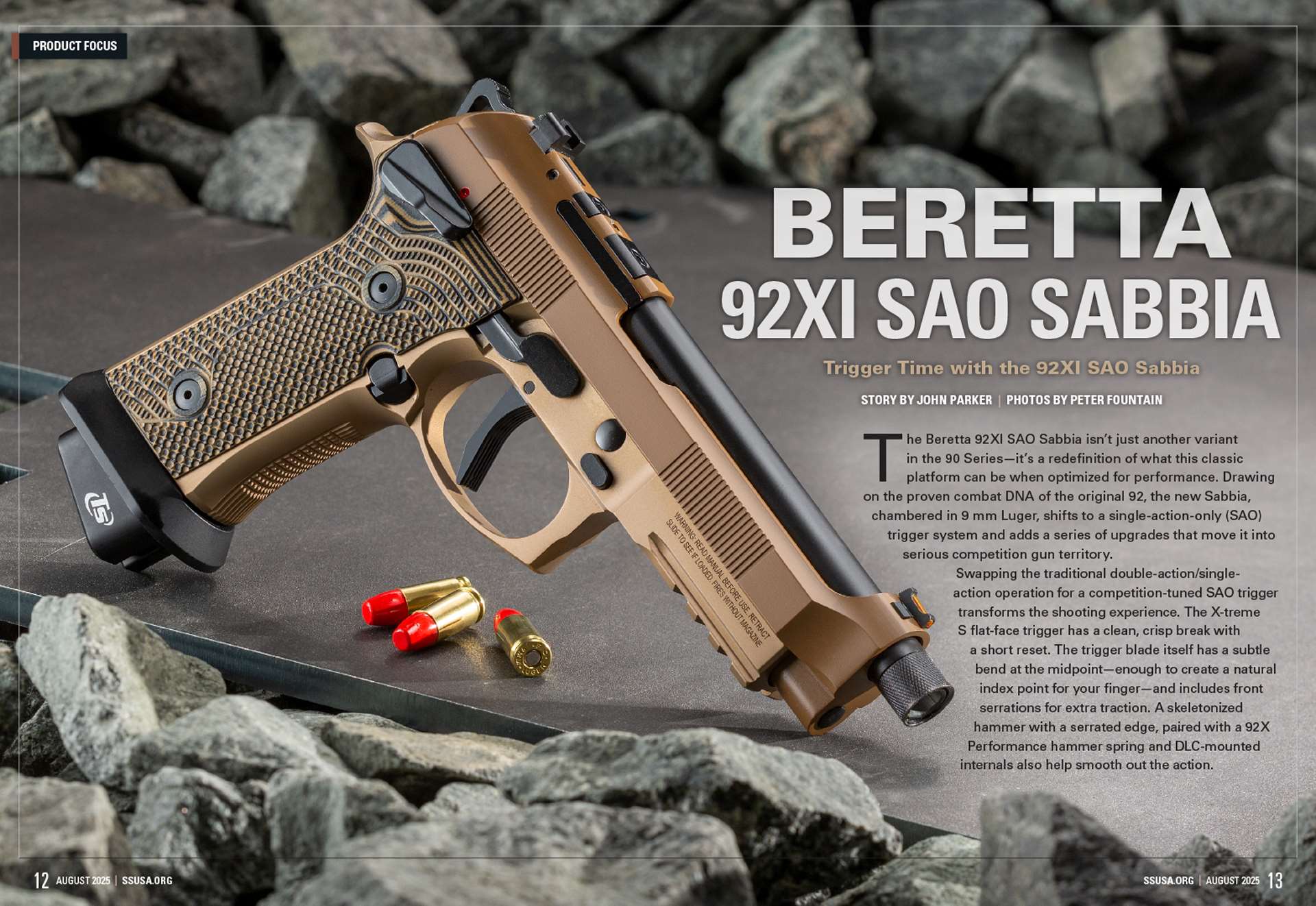 Beretta 92XI SAO Sabbia